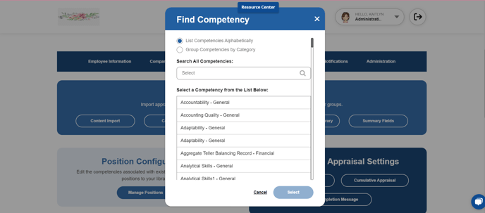 competencylist