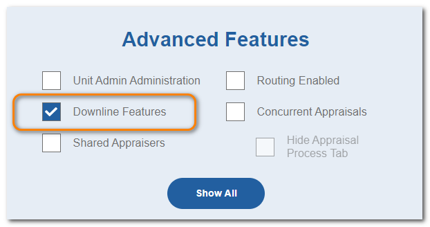 downline setting