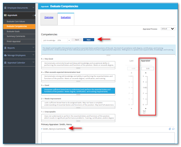 eval comp app no view