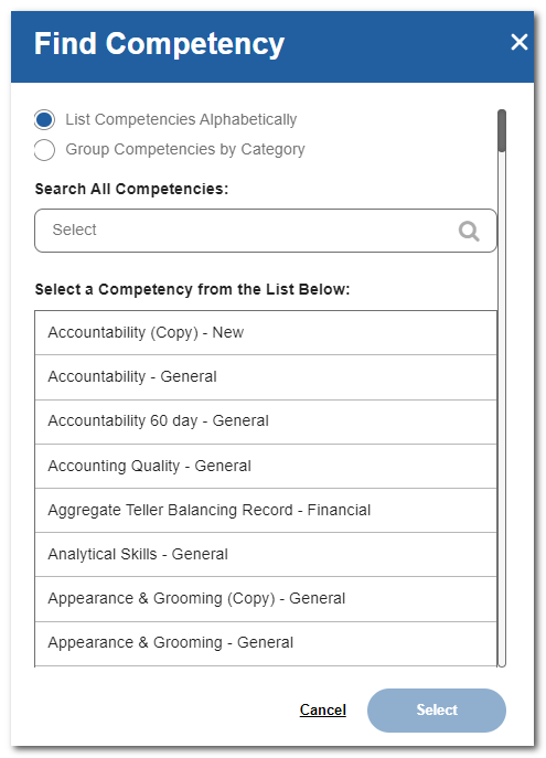 find competency