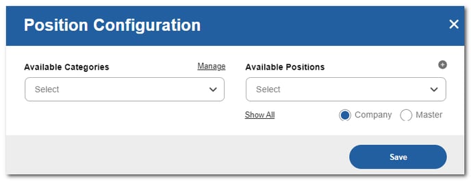 position config choose