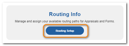 routing setup