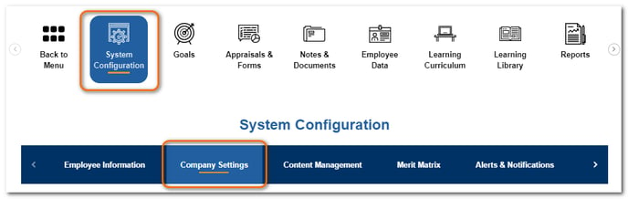 sys config co sett